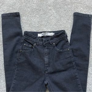 Brandy Melville High Waisted Black Skinny Jeans
